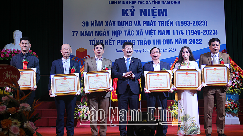 THAM LUẬN CỦA HTX SXKDDV NÔNG NGHIỆP NGHĨA BÌNH  “ Tại Liên minh HTX tỉnh Nam Định – Ngày 10 tháng 04 năm 2023”